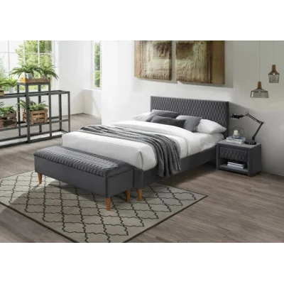 Bed AZURRO VELVET double